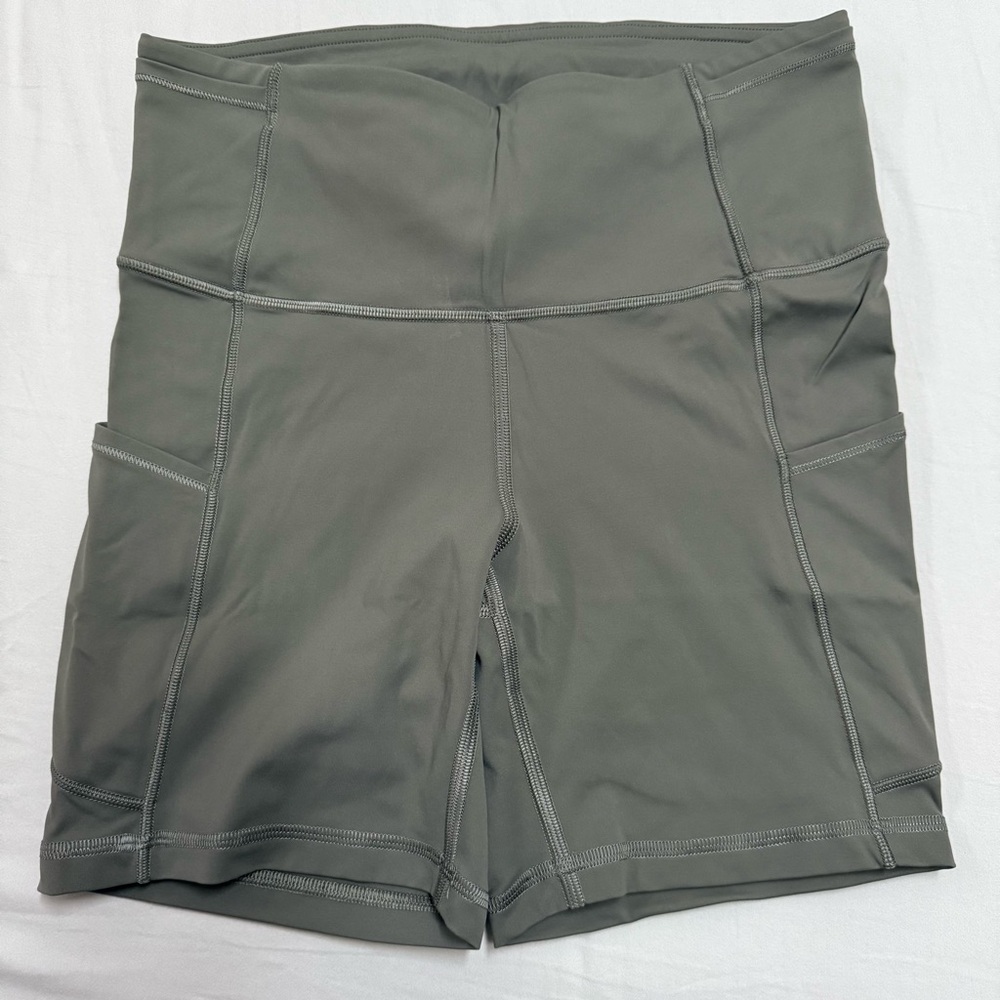 lululemon athletica Gray Bike Shorts